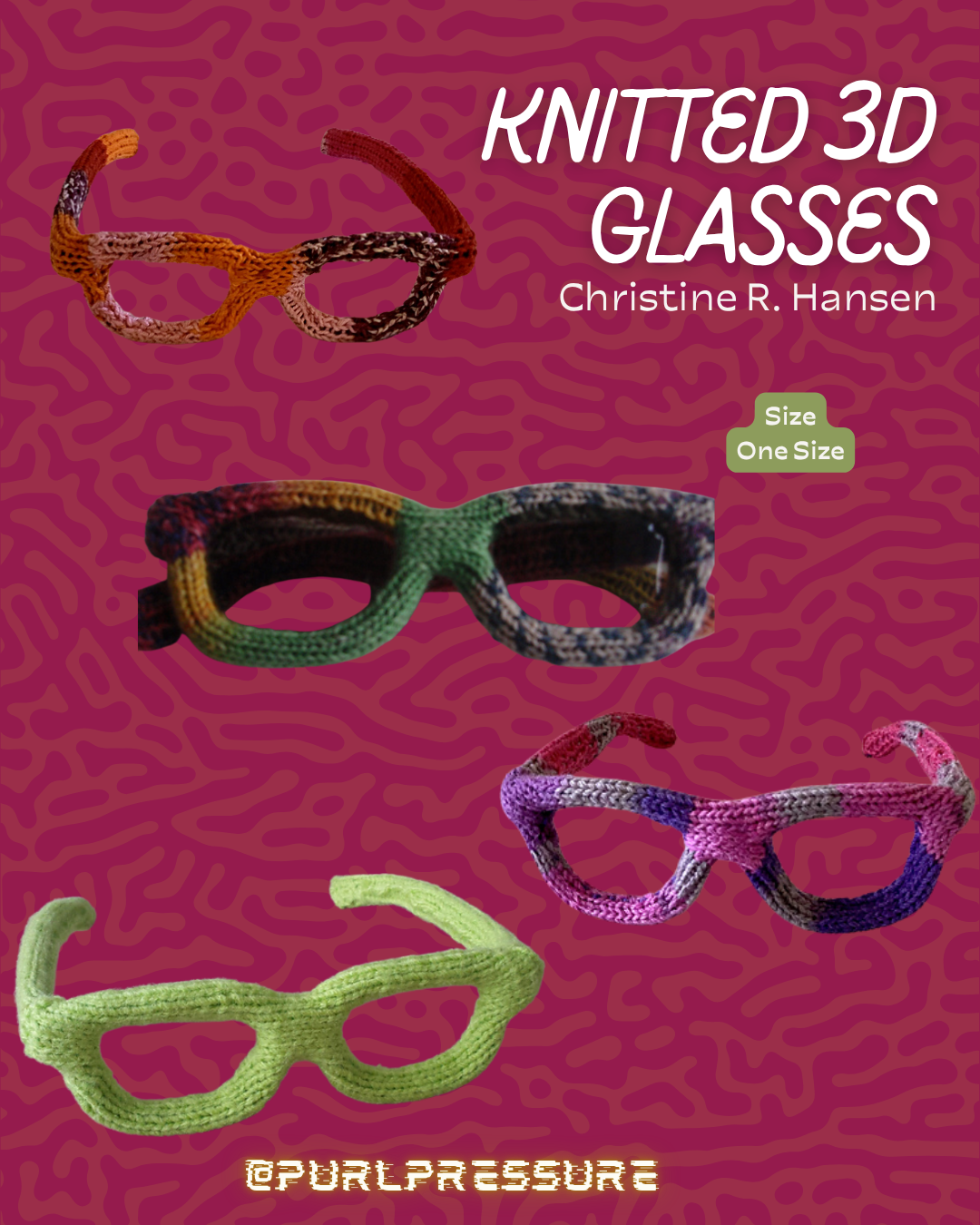 Knitted 3D Glasses