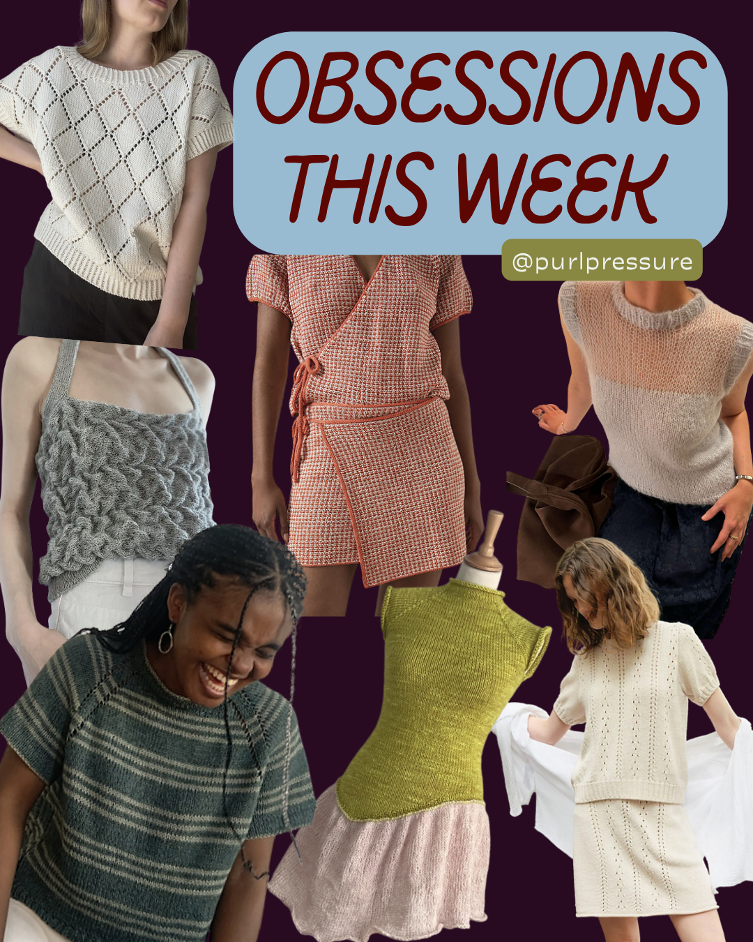Summer shapes, knit in March