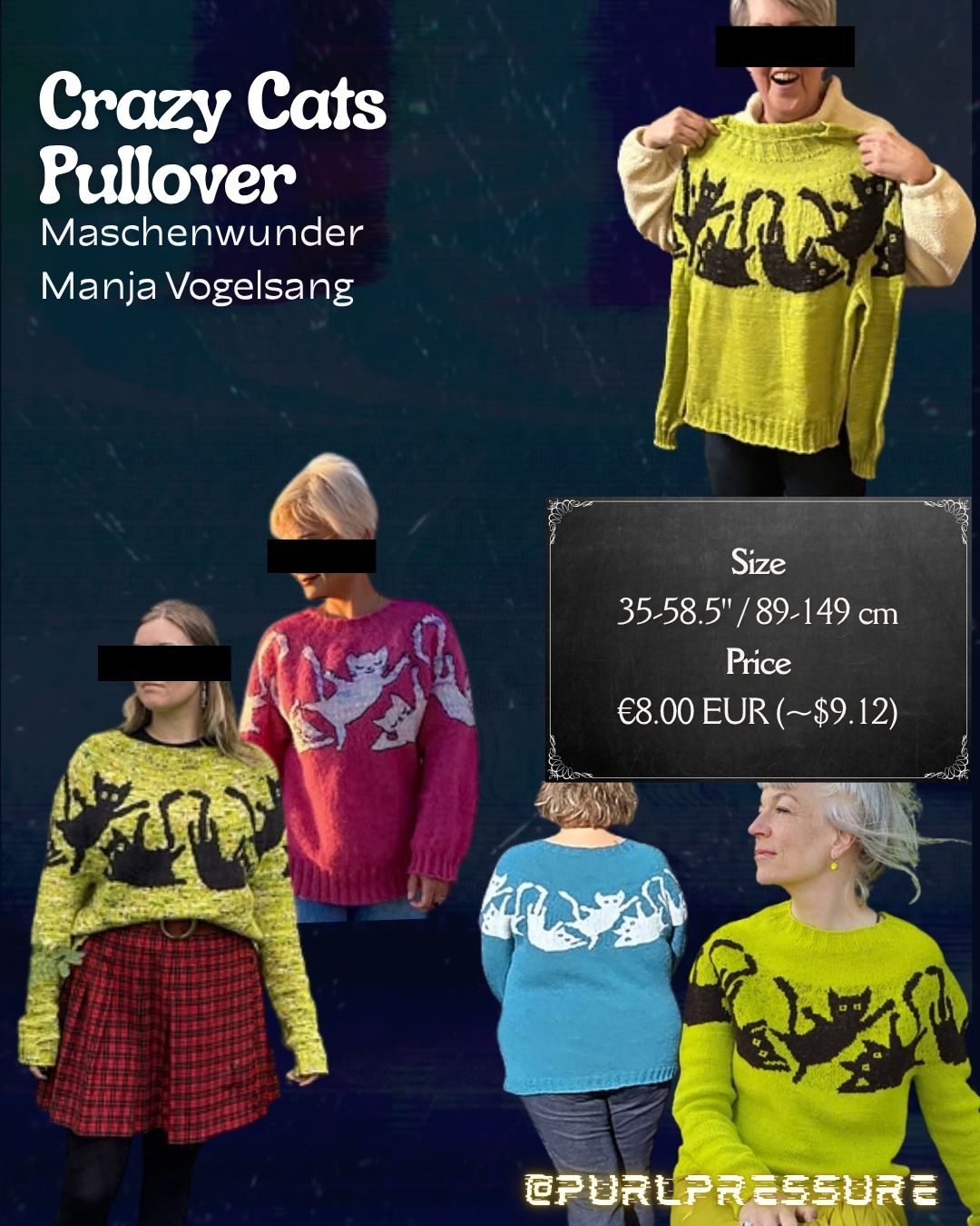 Crazy Cats Pullover