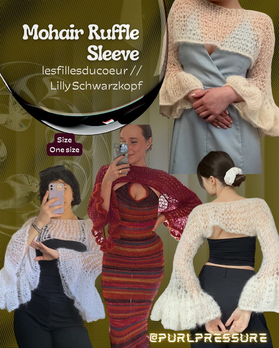 Mohair Ruffle Sleeve