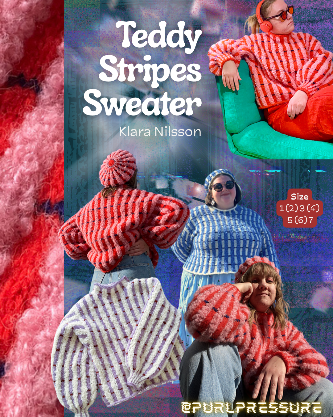 Teddy Stripes Sweater