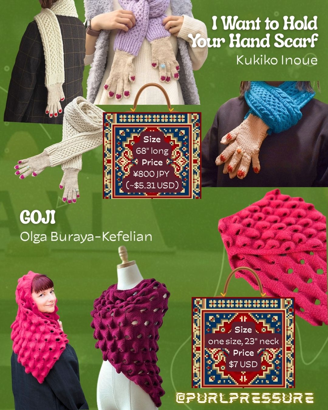 I Want to Hold Your Hand Scarf & GOJI