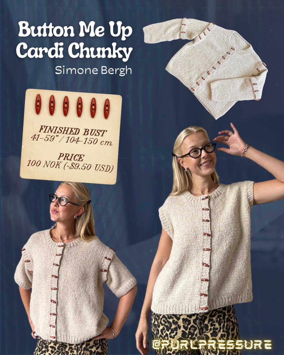 Button Me Up Cardi Chunky