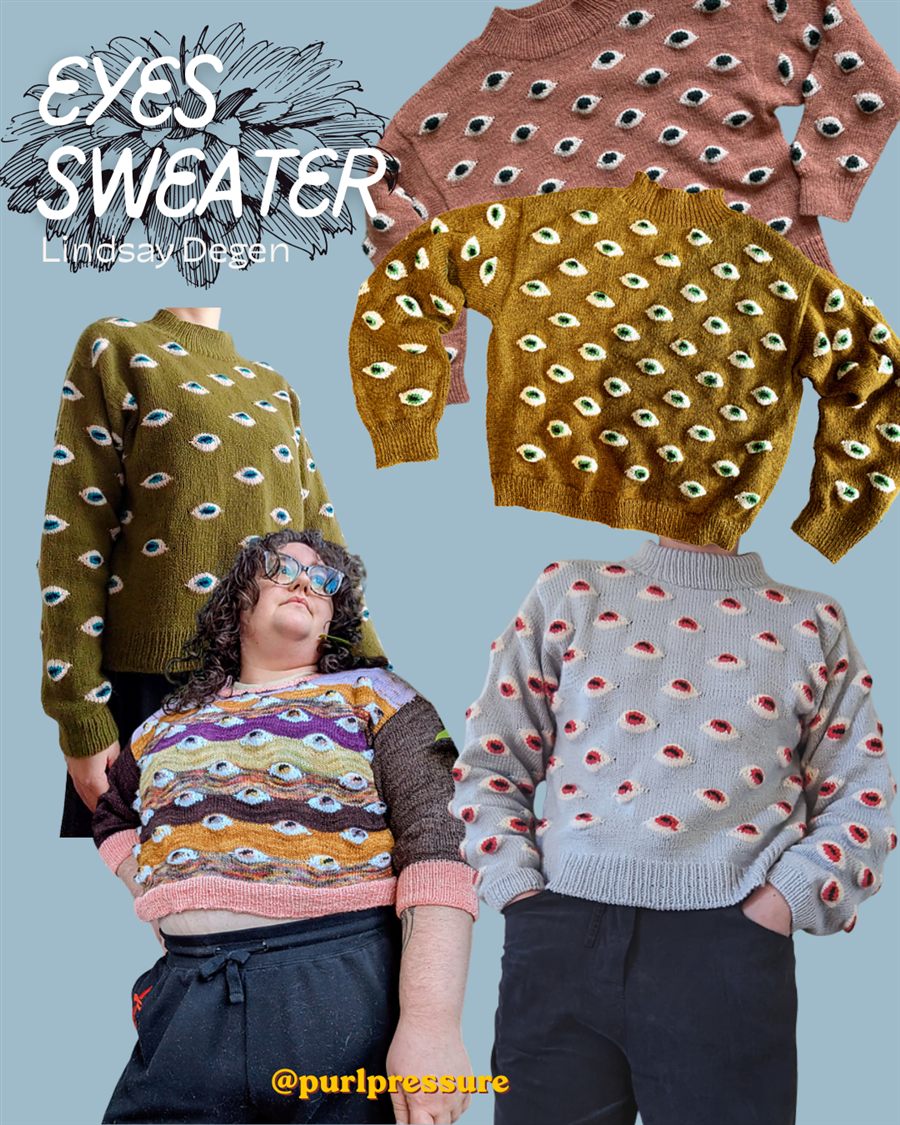 ADULT EYES SWEATER