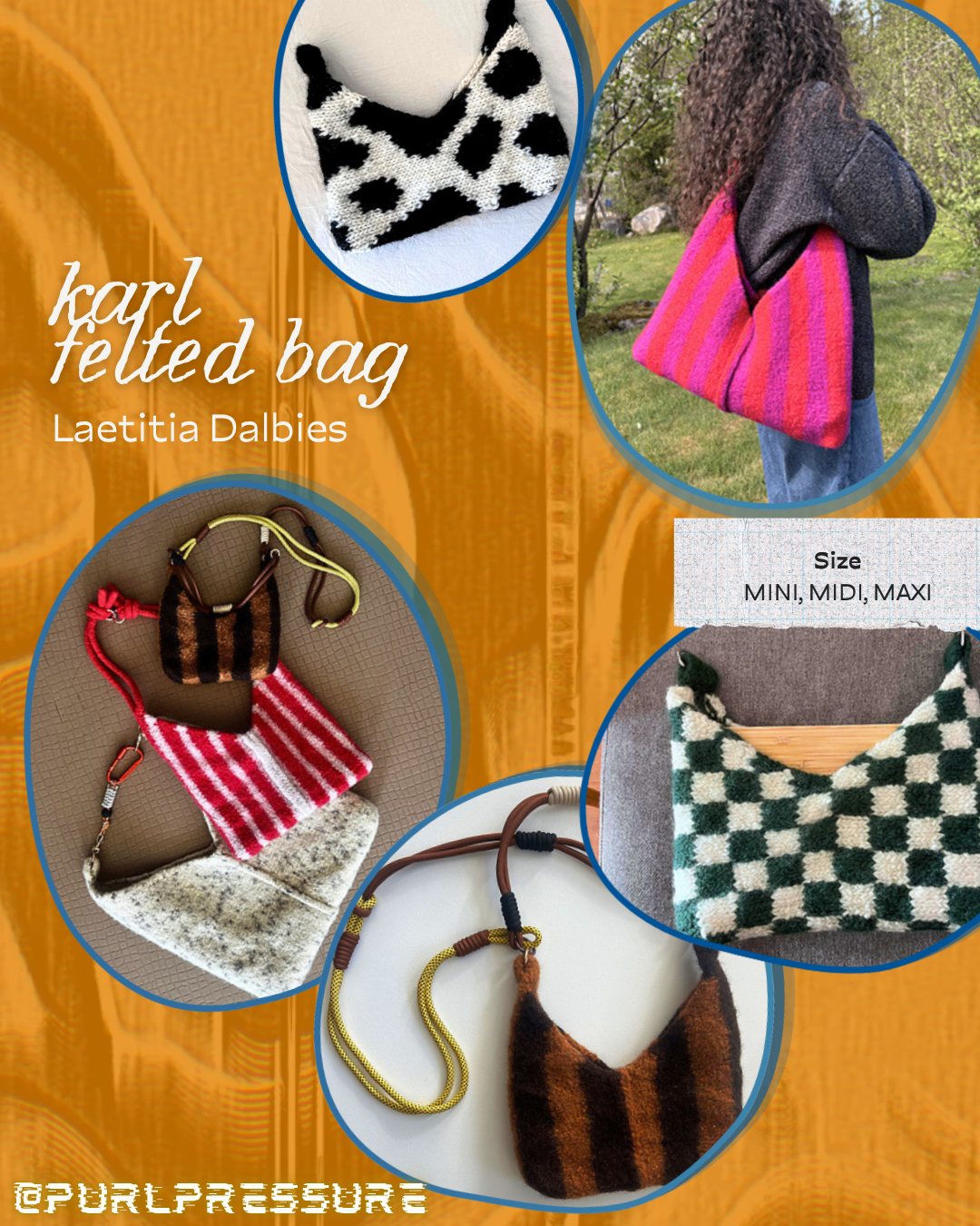 KARL felted bag